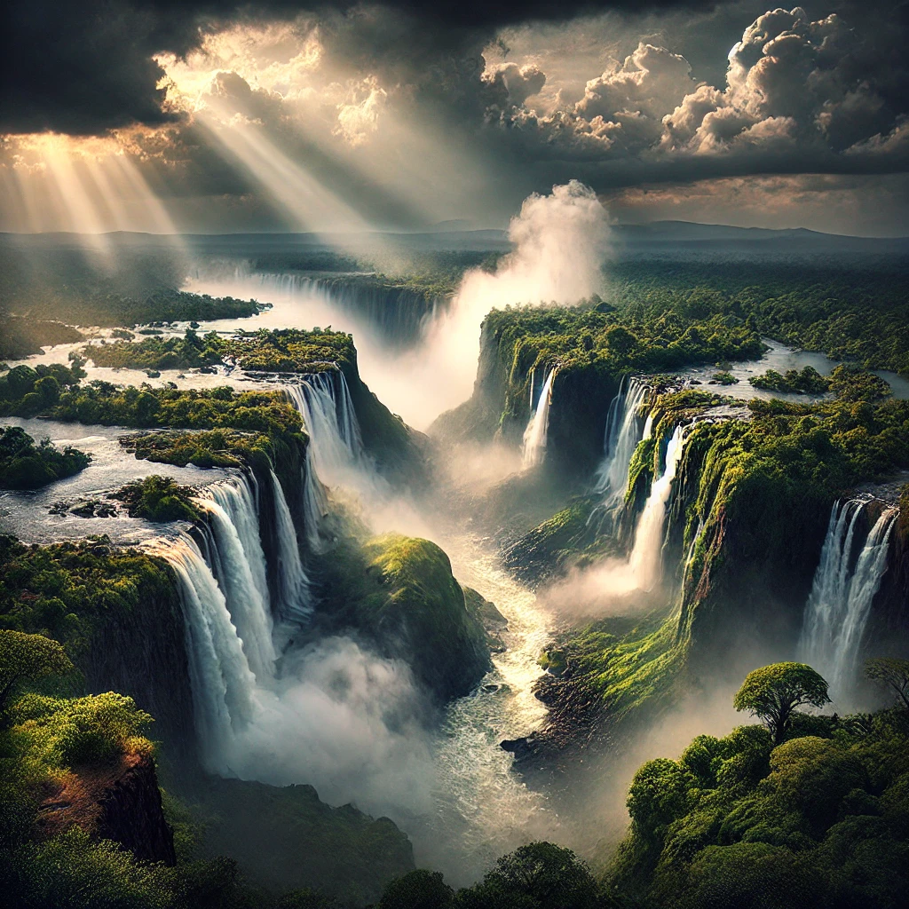 Victoria Falls in Zambia and Zimbabwe